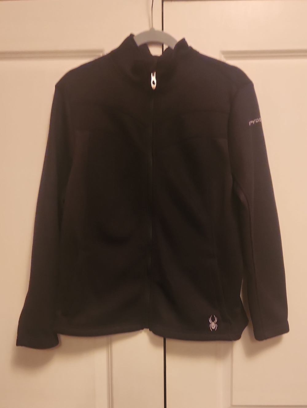 Unisex Black Full-Zip Softshell Jacket - Spyder